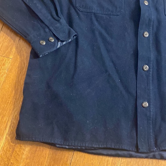 Levi Strauss & Co  Shacket Men’s Medium Heavy Shirt/Jacket Lined Pockets Blue - Picture 5 of 13